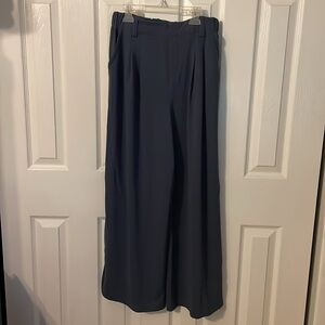 Halara High Waisted Plicated Side Pocket Wide Leg Waffle Work Pants